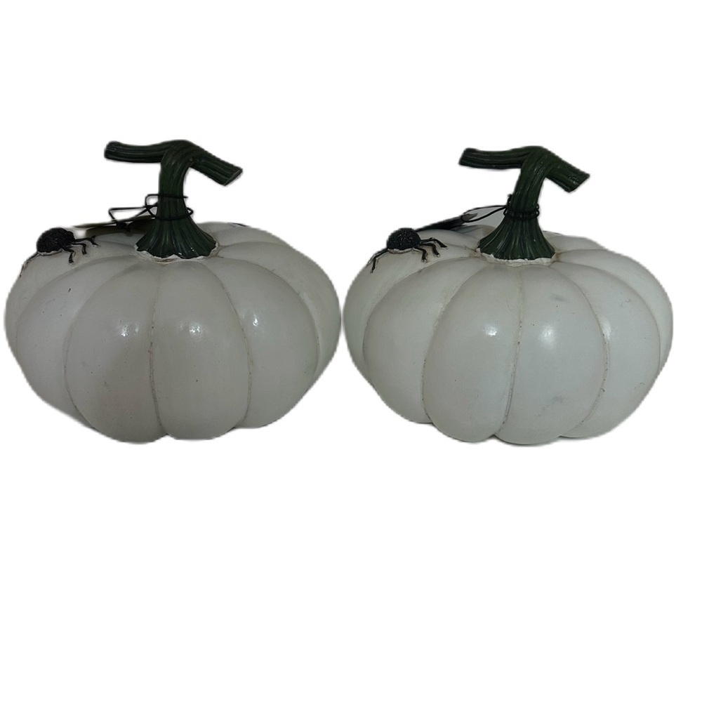 Pumpkin Decor Set Black White Halloween Fall Home Decor - Picture 4 of 15